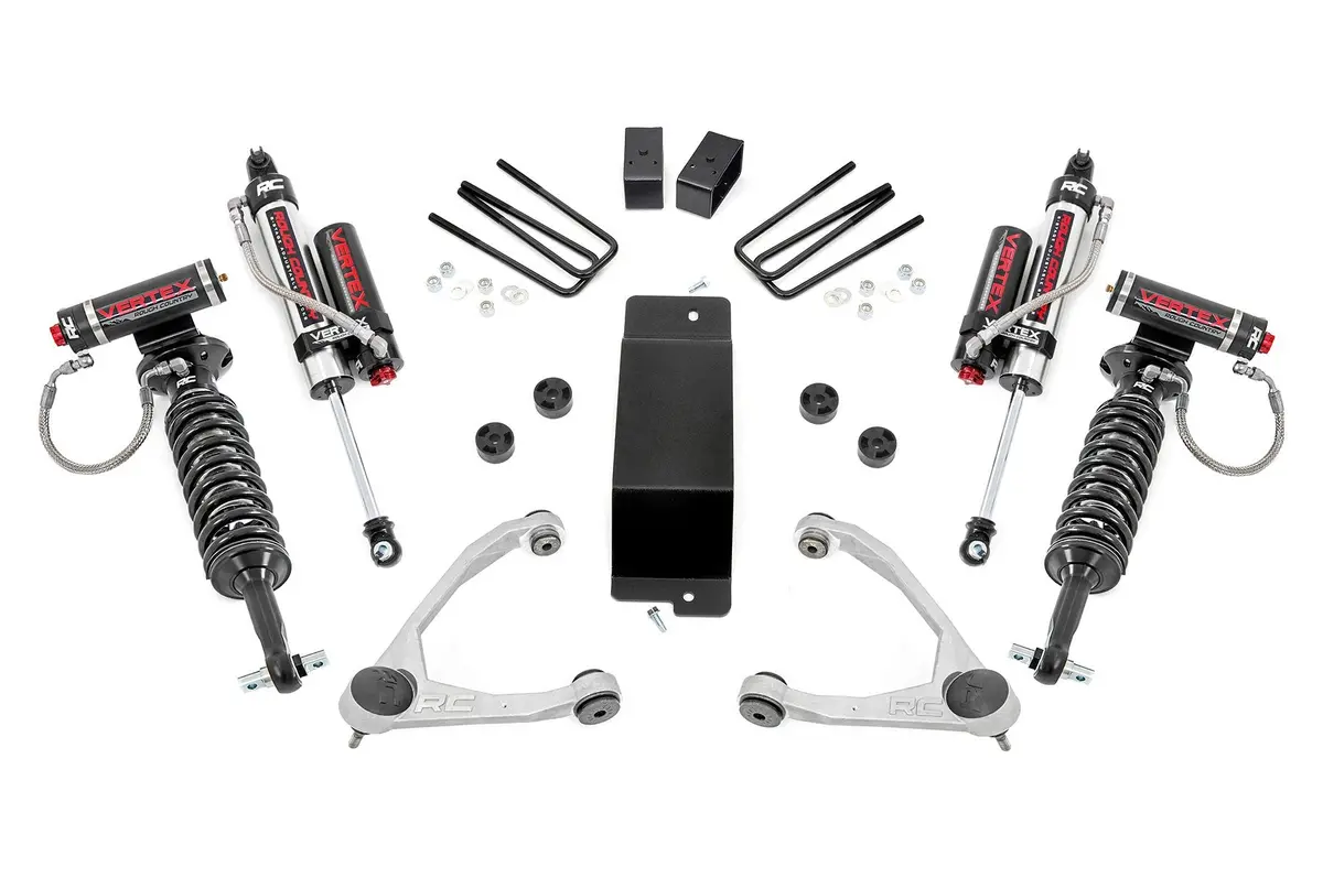 3.5 Inch Lift Kit | Forged Uca | Vertex | Chevrolet Silverado/Gmc Sierra 1500 | 2007-2016 | Rough Country | 19450 1