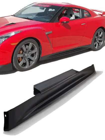 2009-2015 Nissan Gt-R [R35] Aero Side Skirts (Urethane) - Gtrkb12829 1