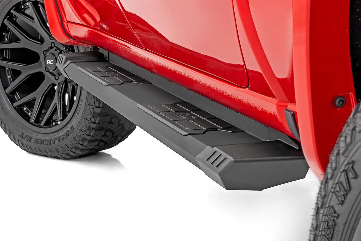Hd2 Running Boards | Extended Cab | Chevrolet Silverado/Gmc Sierra 1500, 2500, 3500/ Hd 2Wd/4Wd | 2007-2019 | Rough Country | Srb071777a 1