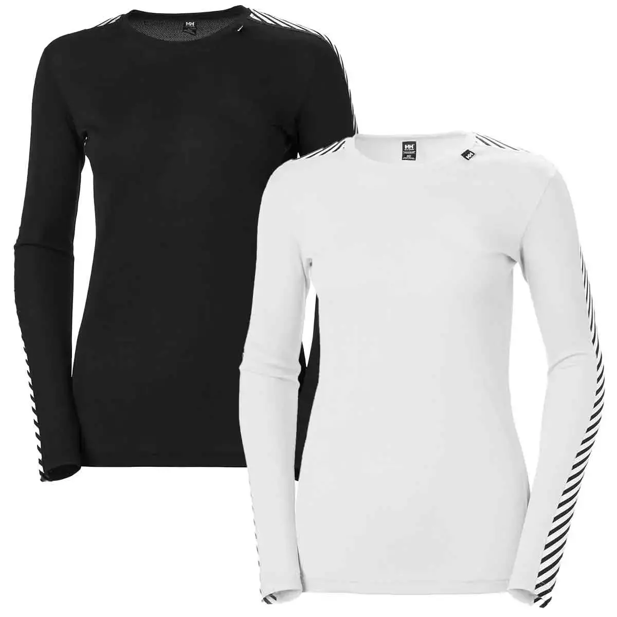 Helly Hansen Womens Lifa Stripe Long Sleeve Crew Base Layer 1