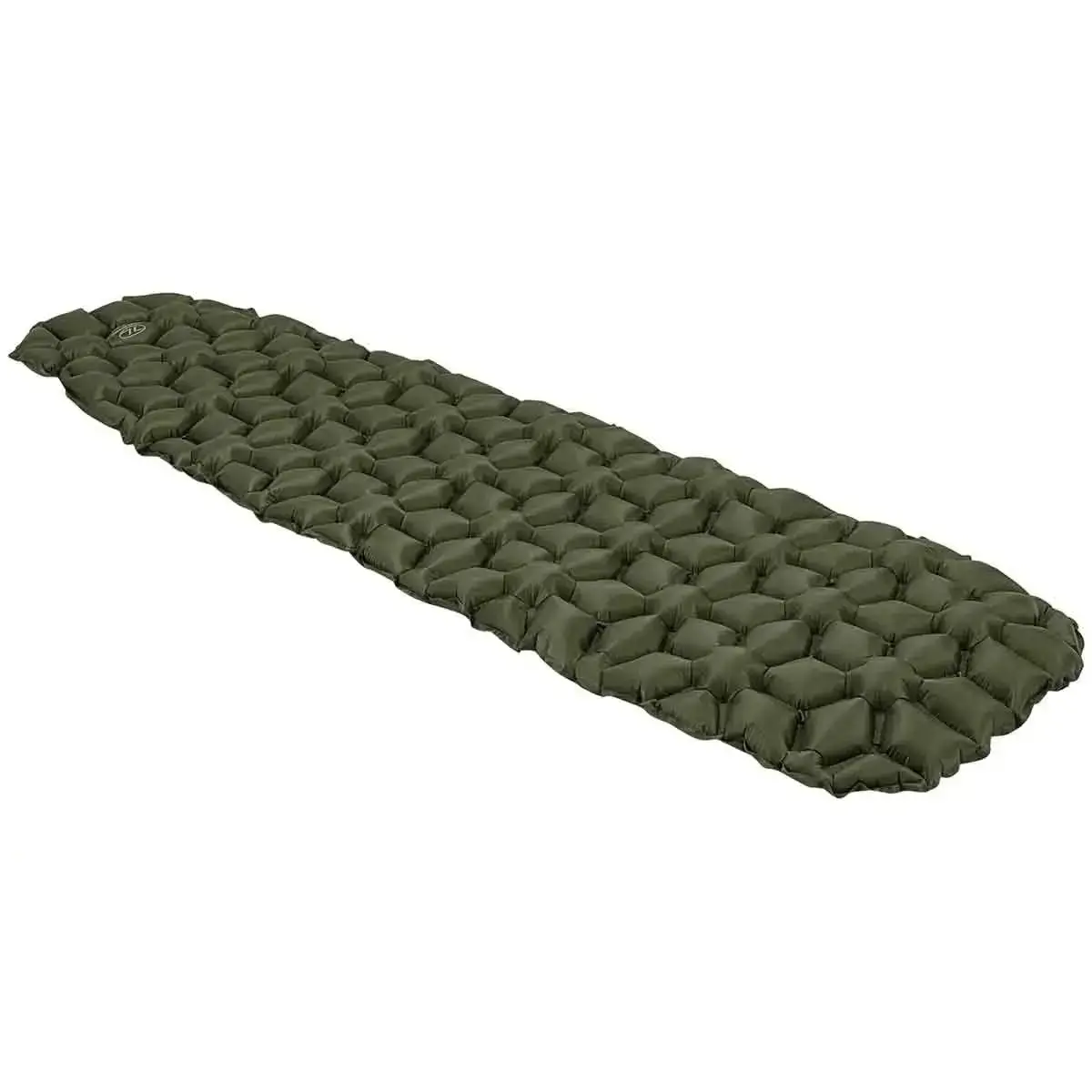 Highlander Nap-Pak Inflatable Sleeping Mattress Olive Green 1