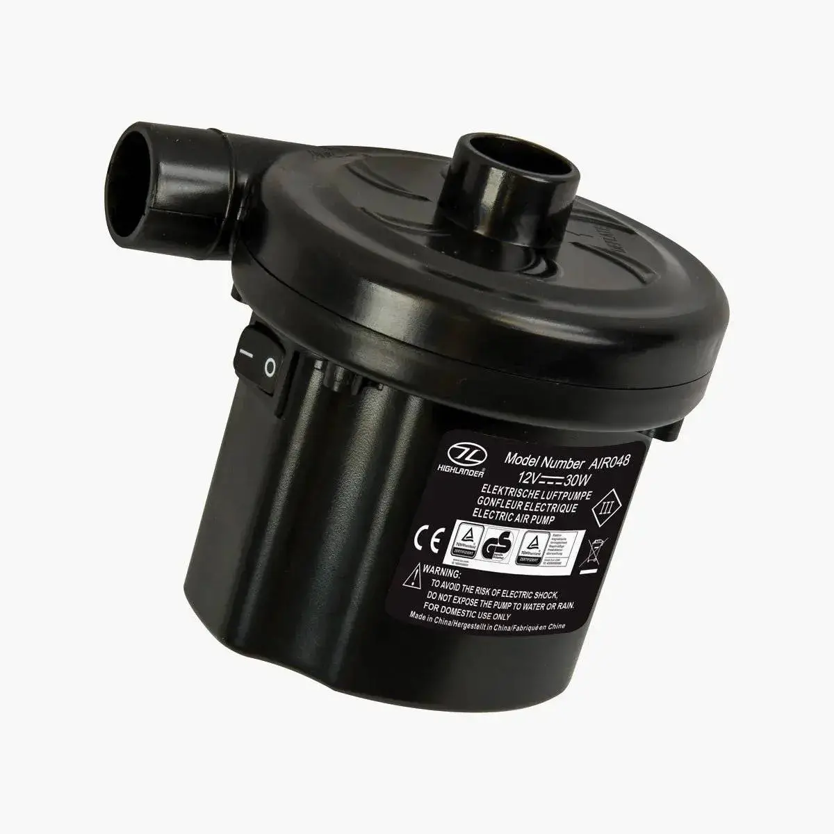 Highlander Whirlwind Dual Airbed Pump 1