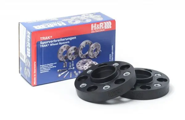 Bmw M3, M5, M6 20.0Mm Dra Type Trak+ Wheel Spacers - Black 1