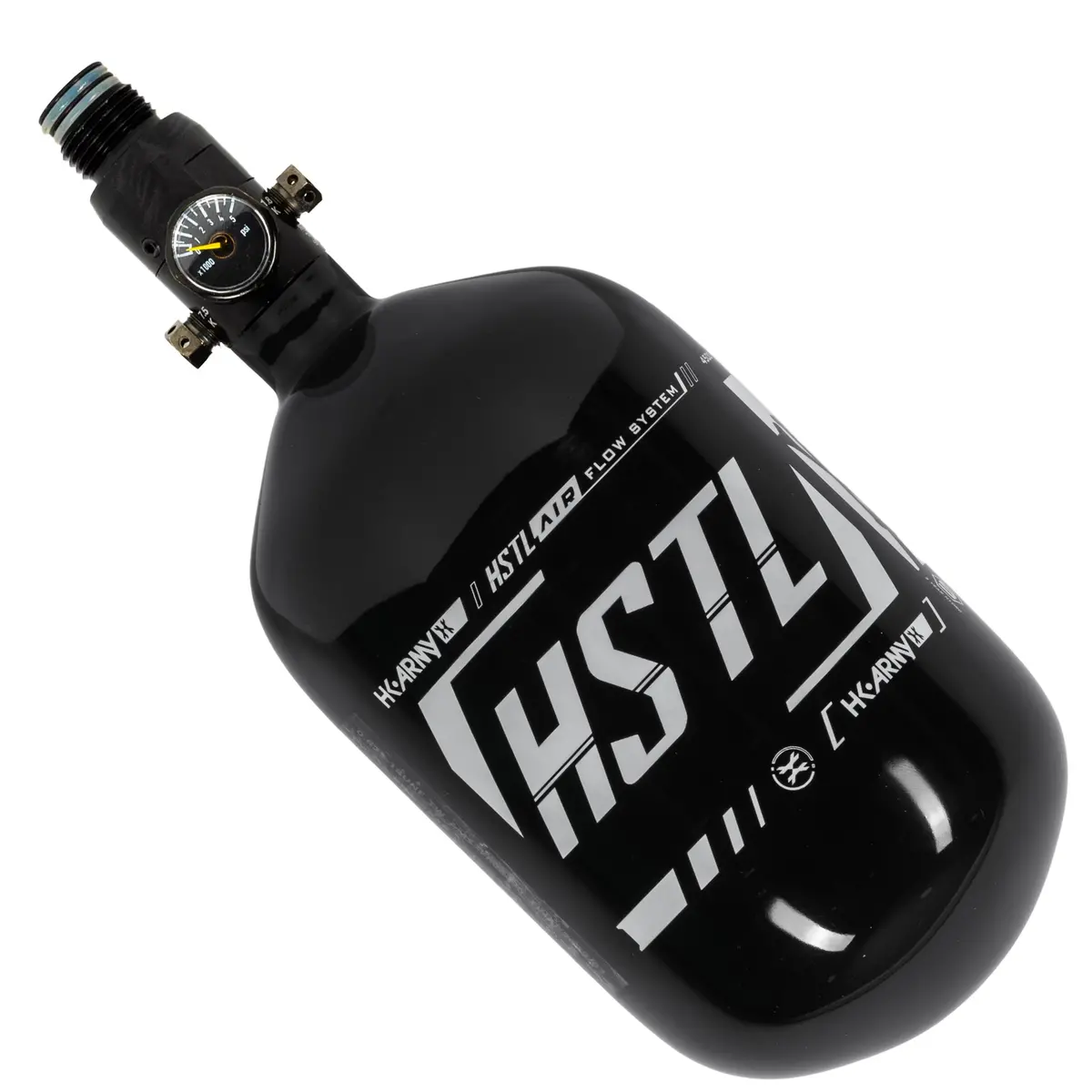 Hk Army Hstl Carbon Fiber Tank W/ Standard Reg - 68Ci / 4500Psi (Black) 1