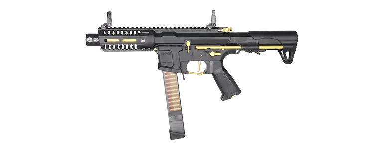 G&G Arp 9 Cqb Carbine Airsoft Aeg (Limited Gold Stealth Edition) 1