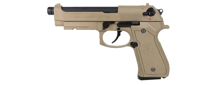 G&G Gpm92 Gp2 Full Metal Gas Blowback Airsoft Pistol (Black / Tan / Green / Wood) 4