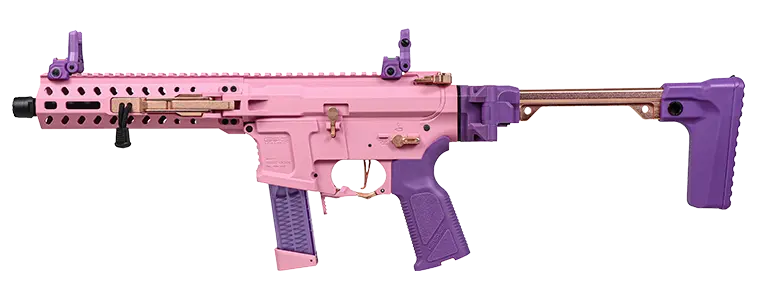 G&G Far 9 Aeg Folding Ar (Black / Pink / Macaron Blue) 2