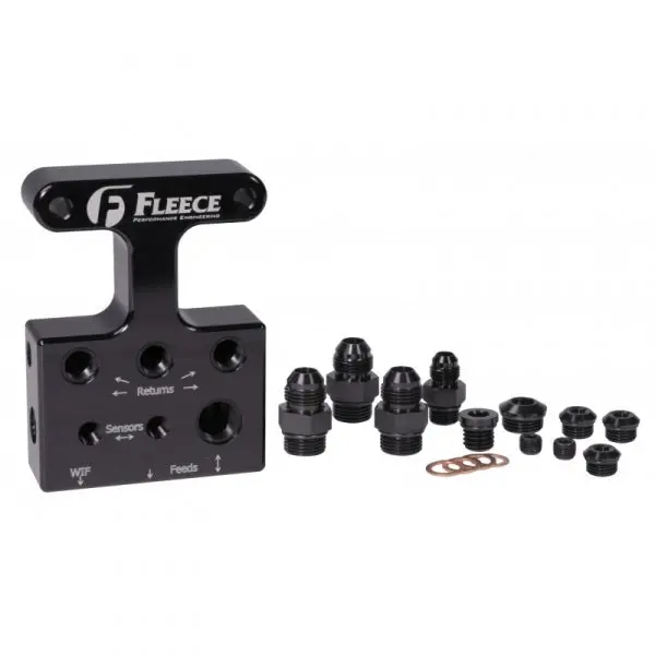 Fleece Fpe-Ffd-Rf-3G Fuel Distribution Block 2003-2007 Dodge 5.9L Cummins 1
