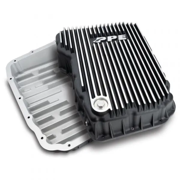 Ppe Heavy-Duty Cast Aluminum Flat Bottom 68Rfe Transmission Pan 2007.5-2021 Dodge Ram 6.7L Cummins (Equipped With 68Rfe Transmission) 1