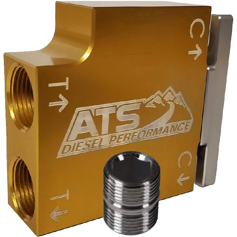 Ats 3100052464 Thermal Bypass Valve Upgrade With Billet Filter Coupler 2019-2021 Dodge 6.7L Cummins 68Rfe & As69rc 1