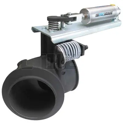 Pacbrake C44045 Directmount 4" Prxb High Performance Exhaust Brake Kit For 2005-2007 Dodge 5.9L Cummins 1