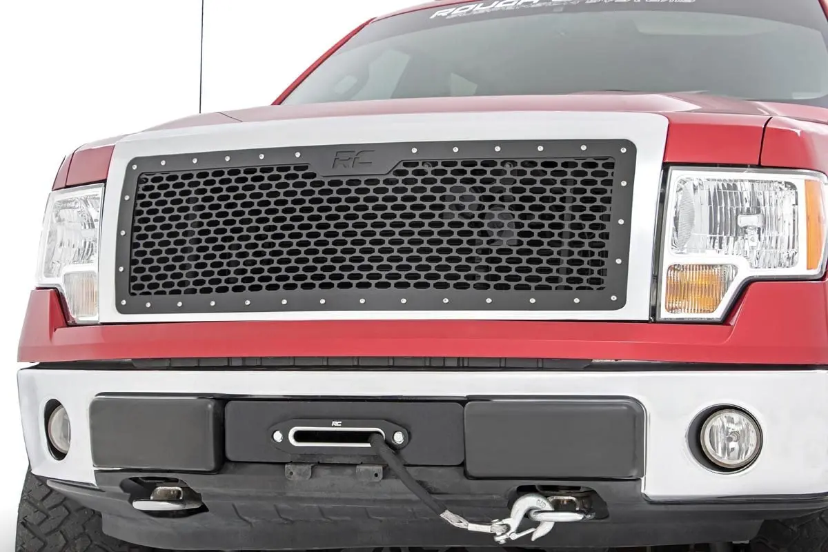 Mesh Grille | Ford F-150 2Wd/4Wd | 2009-2014 | Rough Country | 70229 1