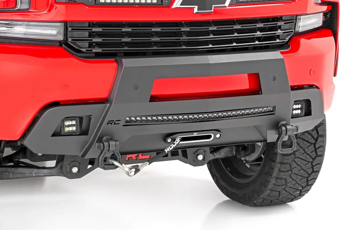 Hidden Winch Bumper | Chevy Silverado 1500 2Wd/4Wd | 2019-2022 | Rough Country | 10805 1