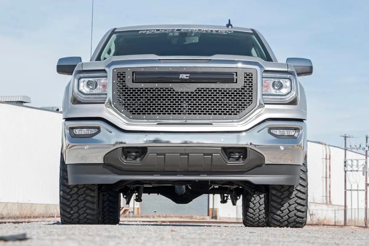 3.5 Inch Lift Kit | Cast Steel Lca | Fr N3 | Chevrolet Silverado/Gmc Sierra 1500 | 2014-2018 | Rough Country | 12432 2