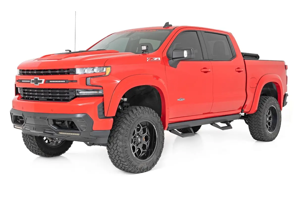 Srx2 Adj Aluminum Step | Crew Cab | Chevrolet Silverado/Gmc Sierra 1500/2500Hd | 2019-2022 | Rough Country | 11003A 2