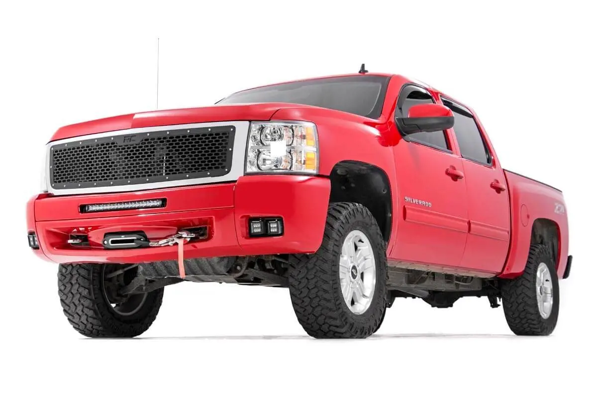 Chevrolet Led Fog Light Kit | Black Series W/ Amber Drl (07-13 Silverado 1500) | 2007-2013 | Rough Country | 70762Drla 2