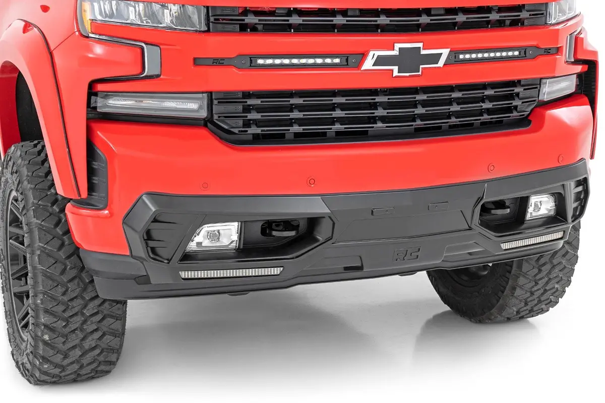 Front Bumper Fascia Cover Kit | Chevy Silverado 1500 2Wd/4Wd | 2019-2022 | Rough Country | 99028 1