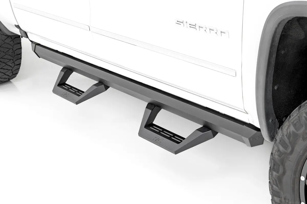Srx2 Adj Aluminum Step | Crew Cab | Chevrolet Silverado/Gmc Sierra 1500/2500Hd/3500Hd | 2007-2018 | Rough Country | 11009A 1