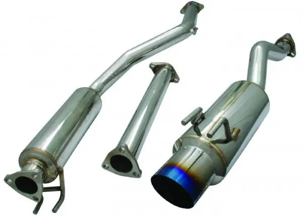2006-2011 Honda Civic Si [2.0L] Cat-Back Exhaust System W/ Titanium Tips | Injen - Ses1578tt 1