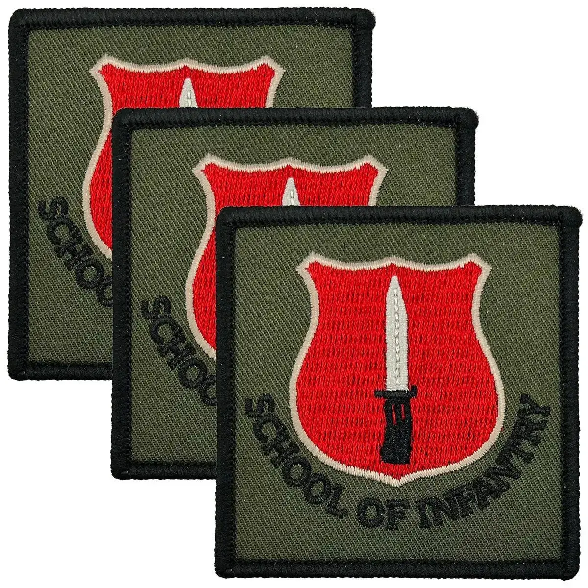 Itc School Of Infantry Trf - Hook & Loop Patch 2