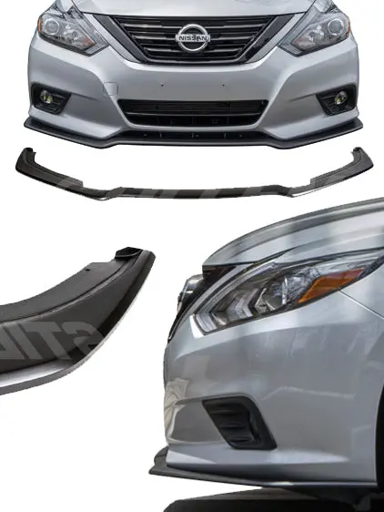 2016-2018 Nissan Altima - Stillen Front Splitter [Matte Black] - Kb13152 1