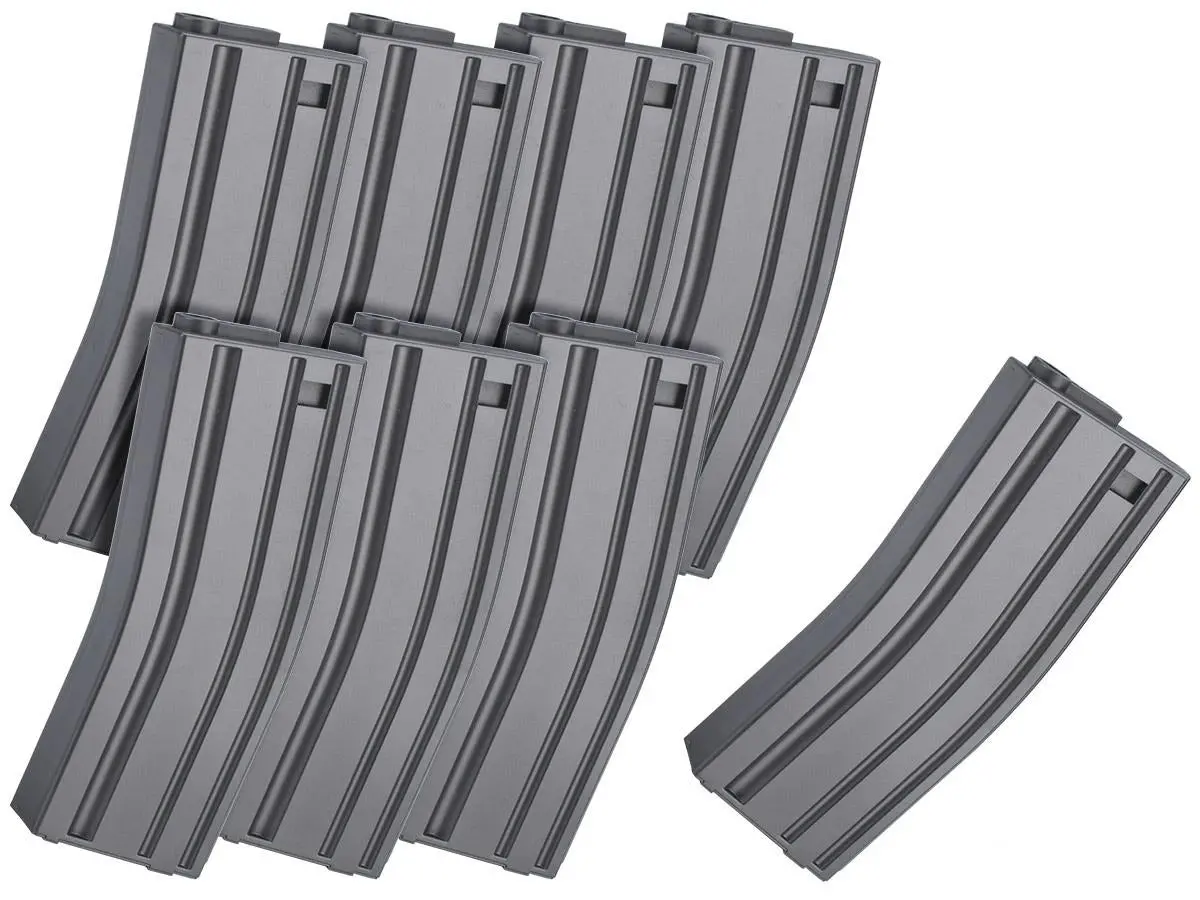 Mag 130 Round M4 / M16 Aeg Grey Midcap Magazine (Single / Box Of 8) 2