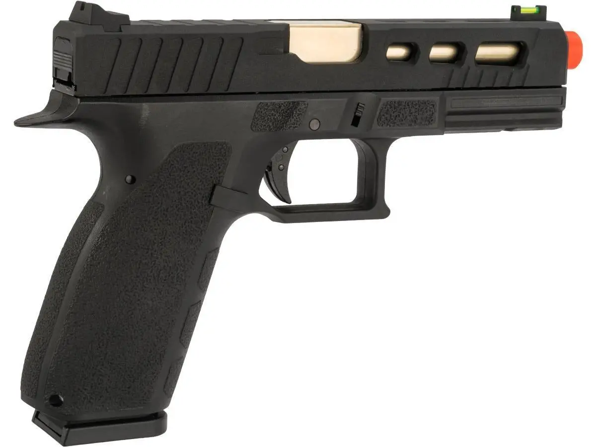 Kjw Kp-13 Custom Gbb Airsoft Pistol (Black) 1