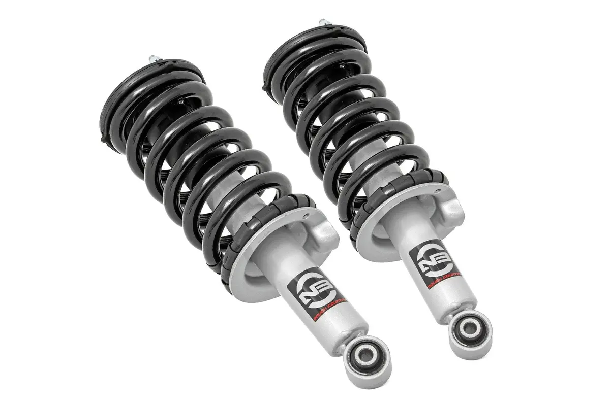 Loaded Strut Pair | 3 Inch | Nissan Titan 4Wd | 2017-2022 | Rough Country | 501072 1