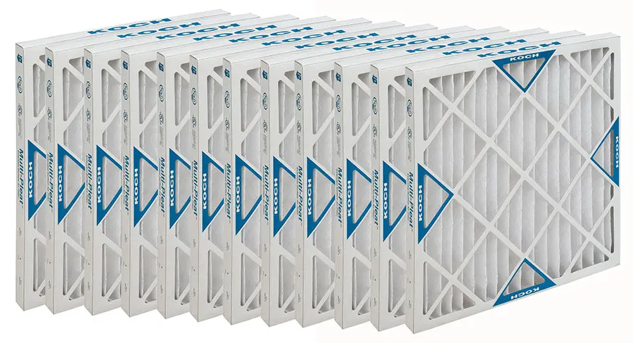 Koch 102-499-008 - 20" X 20" X 1" Pleated Air Filter, Merv 11 5