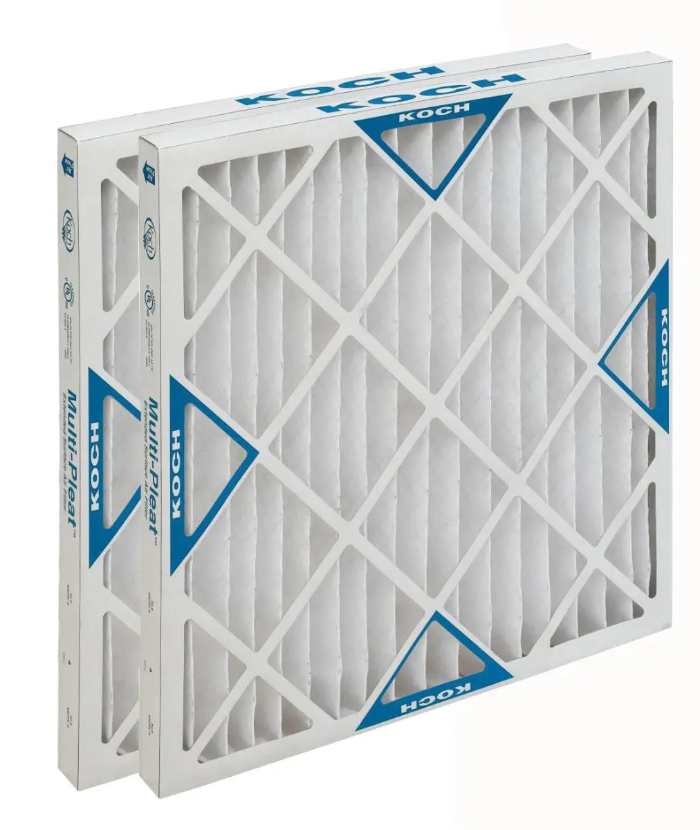Koch 102-740-104 (2-Pack) - 20" X 24" X 1" Pleated Air Filter, Merv 8 1