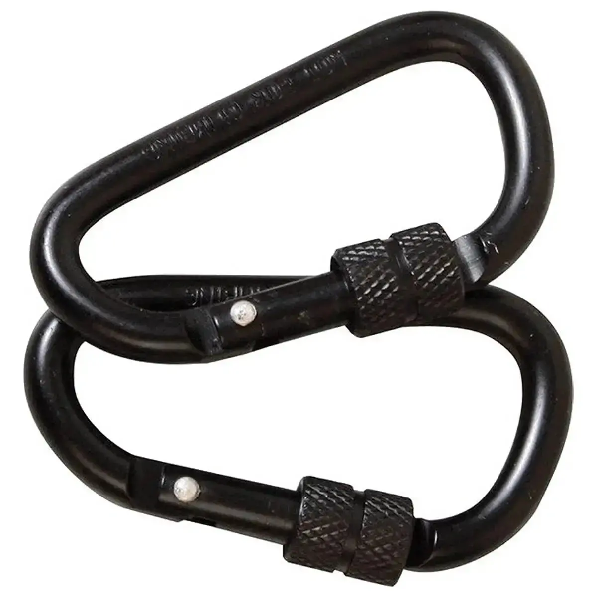 Kombat Carabiners Screwgate 8Mm - 2 Pack 1