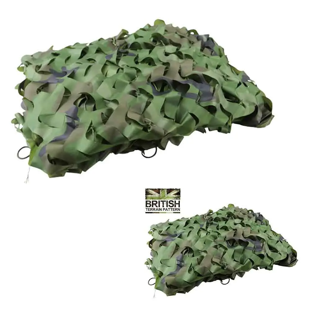 Kombat Kids Woodland 2M X 1.5M Camo Netting 1