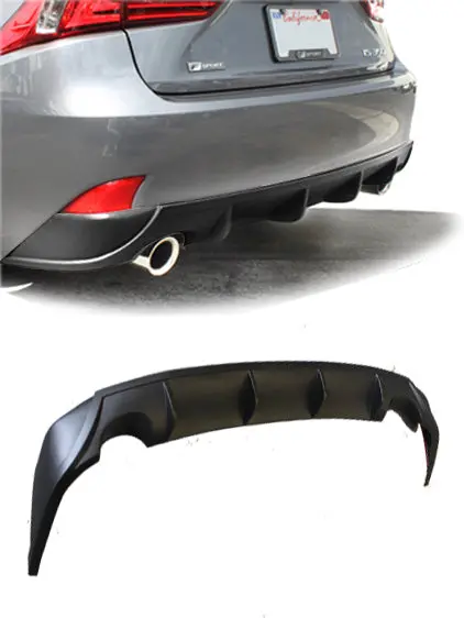 2014-2016 Lexus Is250, Is350 - Stillen Rear Diffuser [Matte Black] - Kb31002mb 1