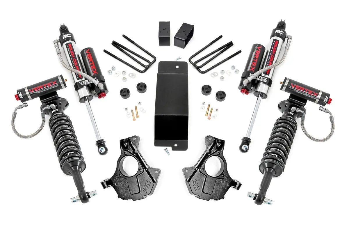 3.5 Inch Lift Kit | Cast Steel Lca | Vertex | Chevrolet Silverado/Gmc Sierra 1500 | 2007-2013 | Rough Country | 11950 1