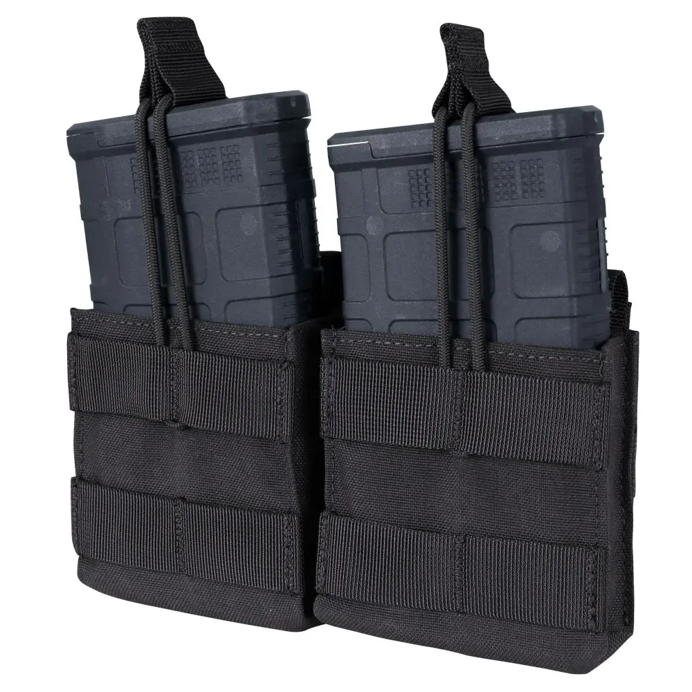Condor Ma24: Double M14 Open Top Mag Pouch (Black / Tan / Od Green) 1