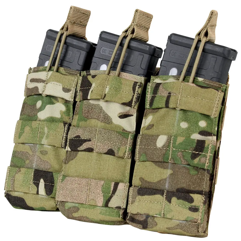 Condor Ma27: Triple M4/M16 Open Top Mag Pouch With Multicam® 1