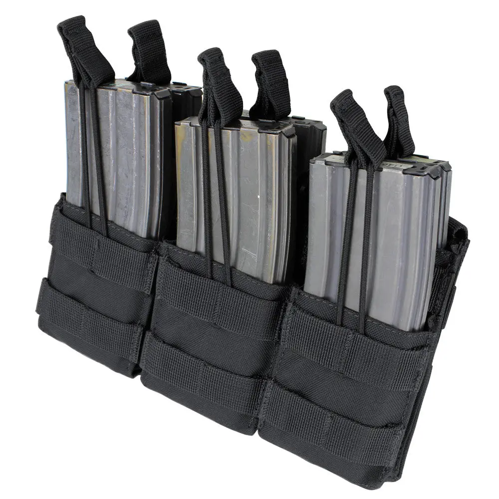 Condor Ma44: Triple Stacker M4 Mag Pouch (Black / Tan / Od Green / Multicam) 1