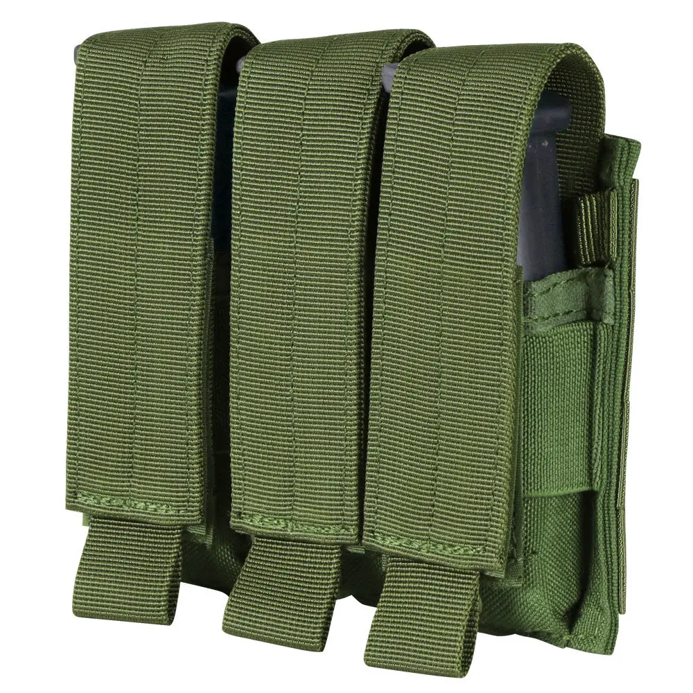 Condor Ma52: Triple Pistol Mag Pouch (Black / Tan / Od Green) 3
