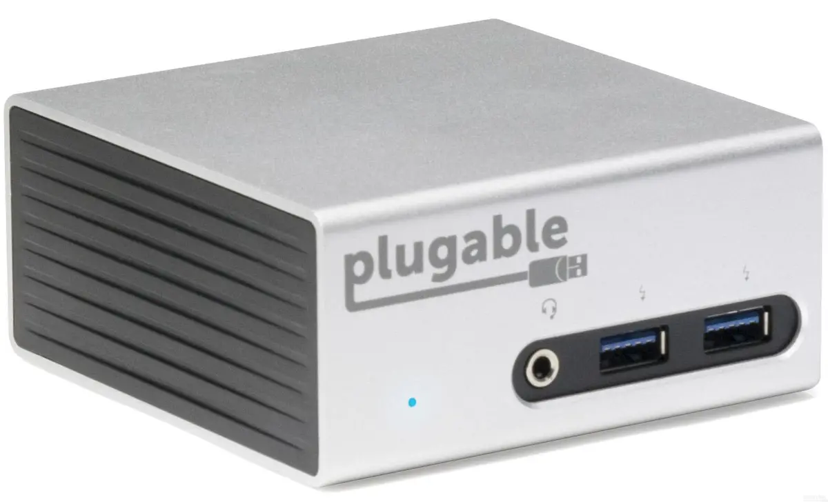 Plugable Ud-5900 Usb 3.0 4K Aluminum Mini Docking Station With Dual Video Outputs 1