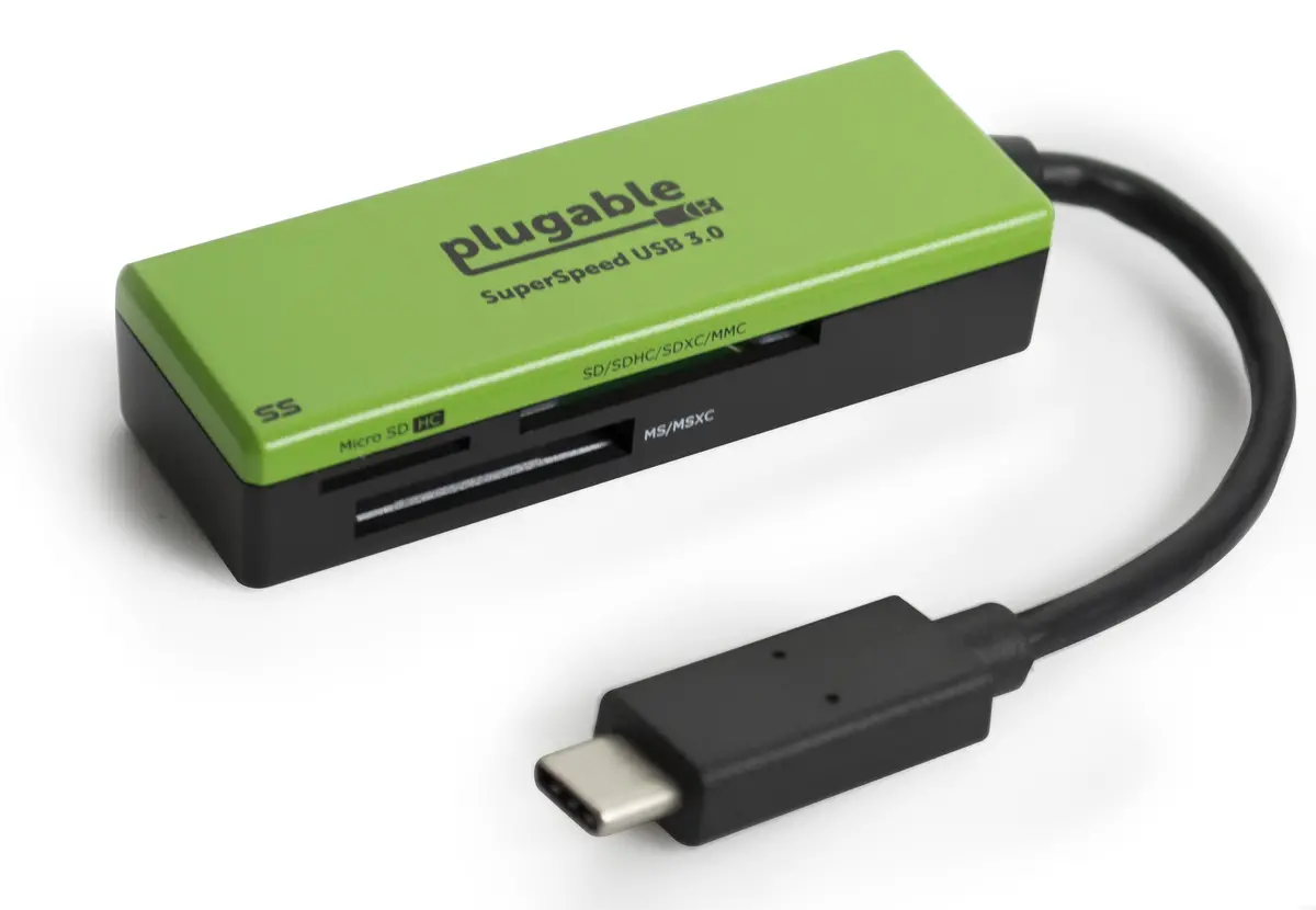 Plugable Usb Type-C Flash Memory Card Reader 1