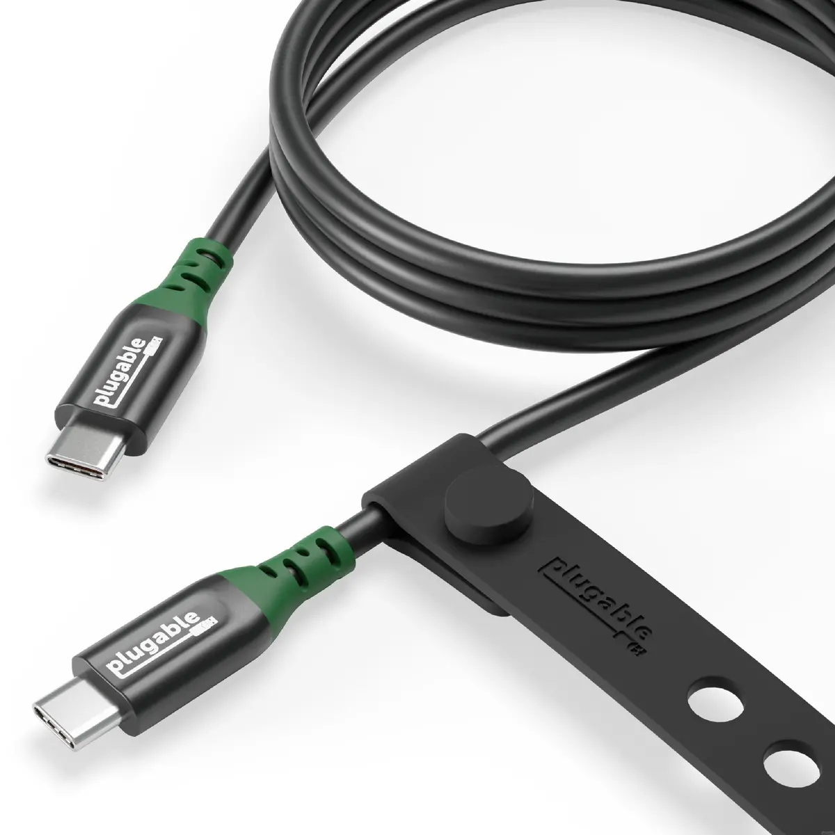 Plugable Usb C To Usb C Cable For Video, Data And Charging (3.3Ft / 1M) 1