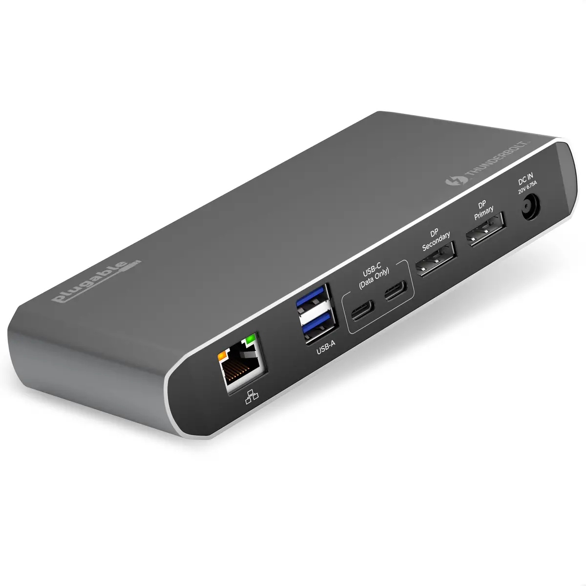 Plugable Thunderbolt™ And Usb-C Dual Display Docking Station With 60W Host Charging 1