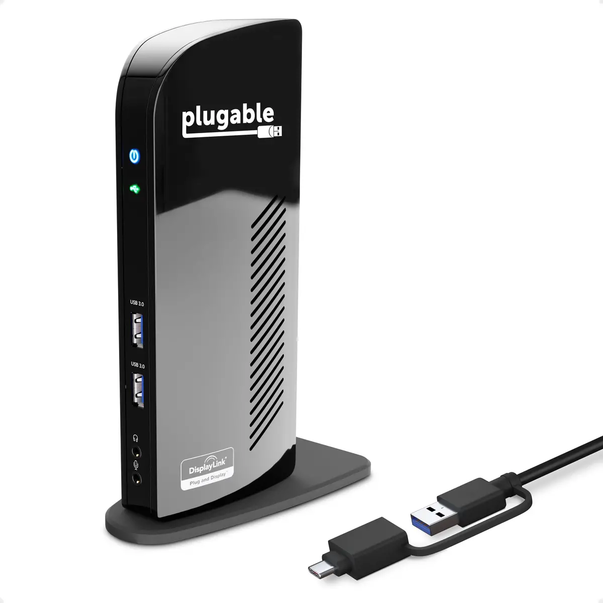 Plugable Usb 3.0 And Usb-C Docking Station With Displaylink Technology 1