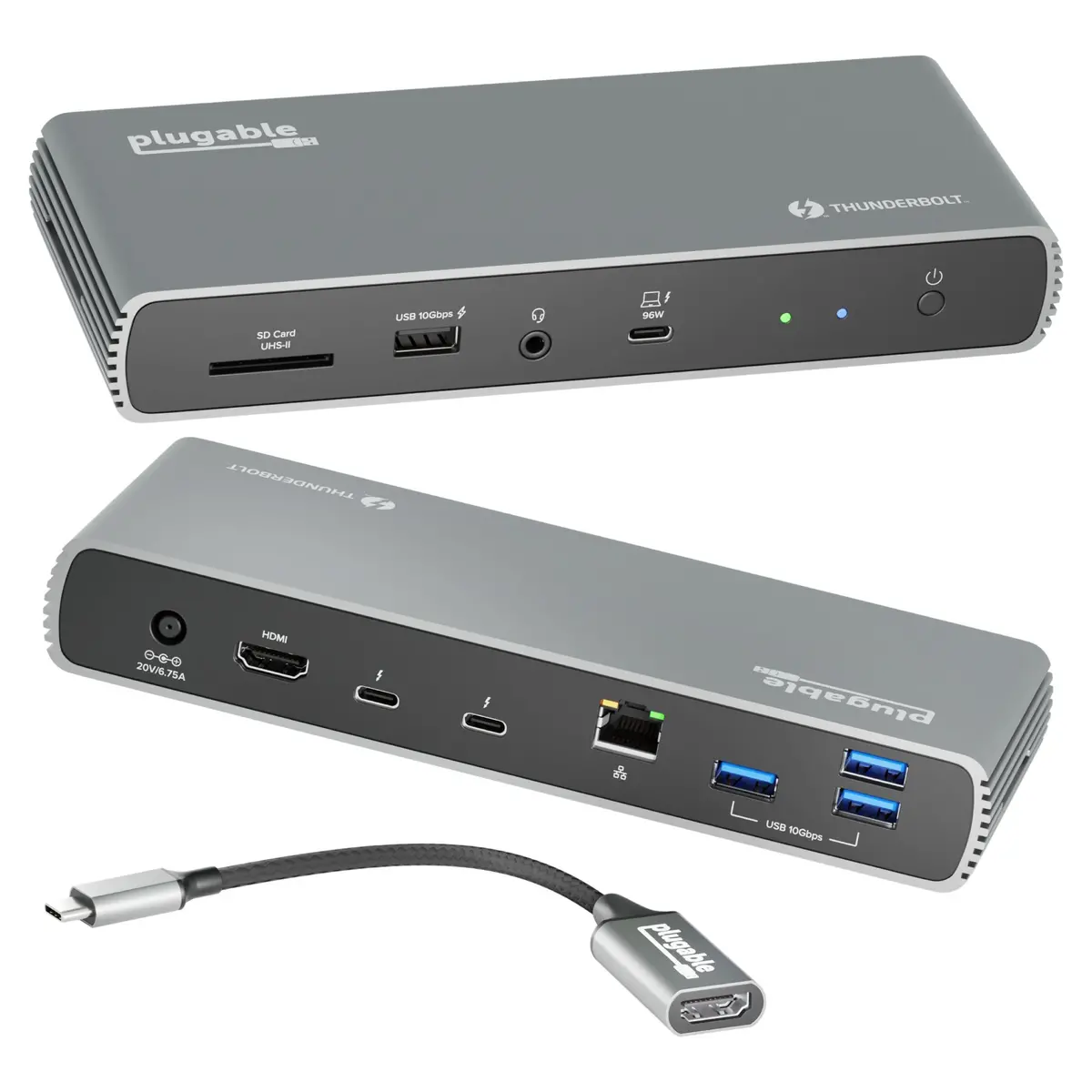 Plugable Thunderbolt 4 & Usb4 Hdmi Docking Station With 96W Charging 1