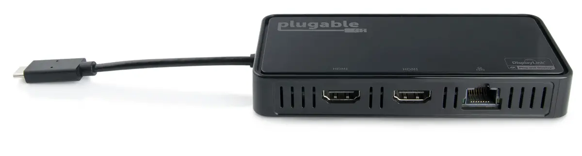 Plugable Usb Type-C Dual 4K Hdmi And Gigabit Ethernet Adapter 1