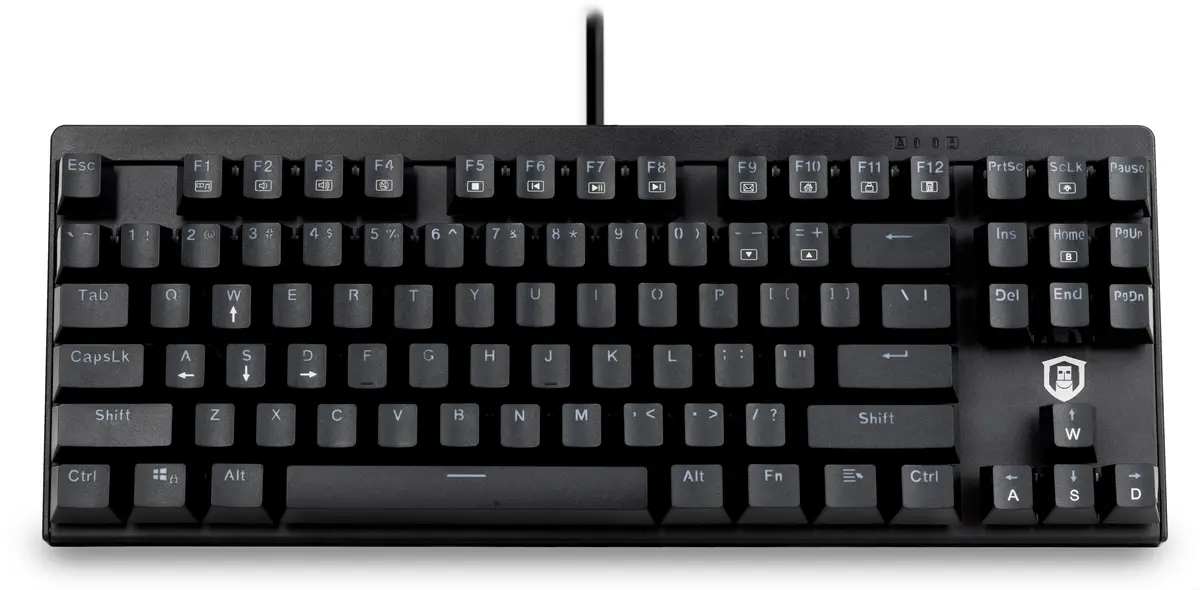 Plugable Compact 87-Key Mechanical Keyboard With Red-Style Switches 1