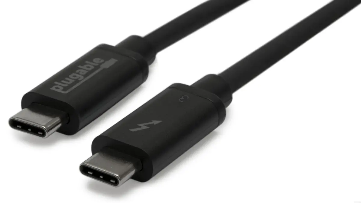 Plugable Thunderbolt 3 Cable (40Gbps, 1.6Ft/0.5M) 1