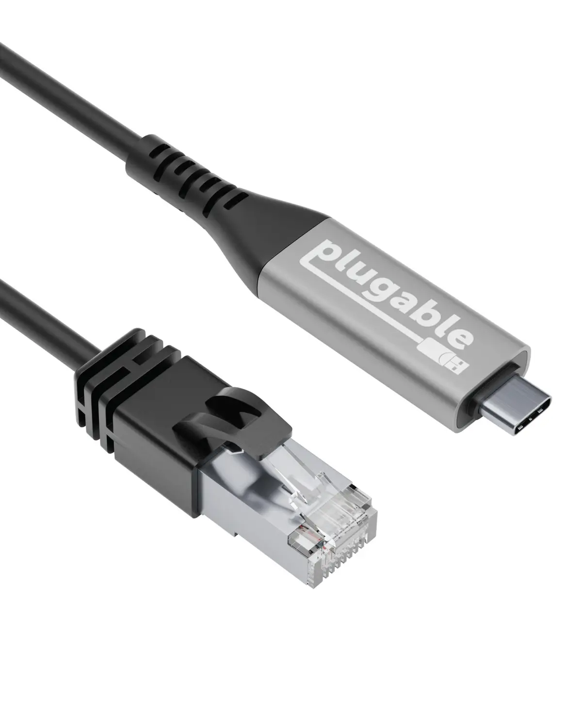 Plugable Gigabit Usb-C To Ethernet Cable, 2M 6.6Ft 1