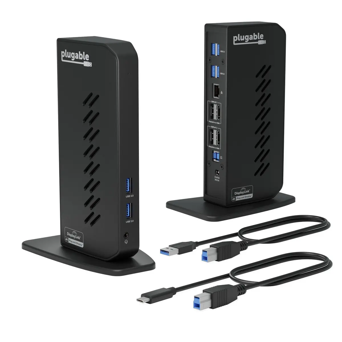 Plugable Universal Docking Station For Dual 4K Monitors 1
