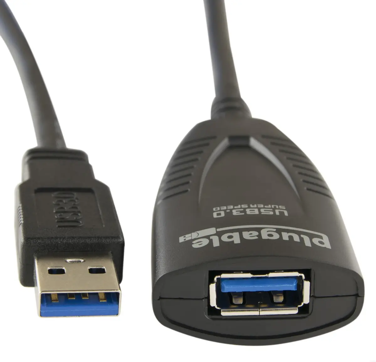 Plugable Usb 3.0 5M (16Ft) Extension Cable With Power Adapter And Back-Voltage Protection 1